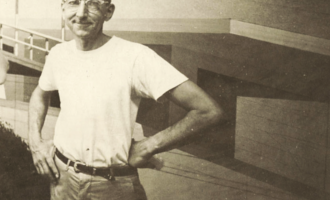Portrait of Gordon Butcher standing outdoors