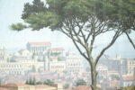 'Vista of Rome' backdrop from Ben-Hur, detail shot