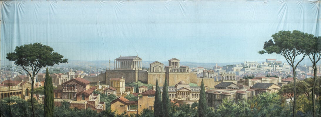 'Vista of Rome' backdrop from Ben-Hur