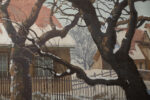 'Exterior view of Brown family residence, Sussex England' backdrop from National Velvet, detail shot
