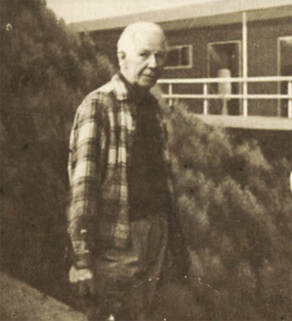 Arthur Grover Rider at JC Backings 20th Century Fox scenic studio