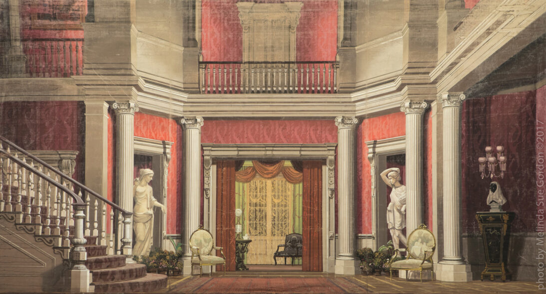 'Grand Foyer' backdrop from The Law and the Lady