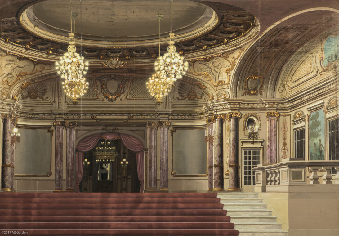 'Monte Carlo Casino' backdrop from The Law and the Lady