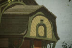 'Victorian Home, Spring' backdrop from The Seventh Cross, detail shot