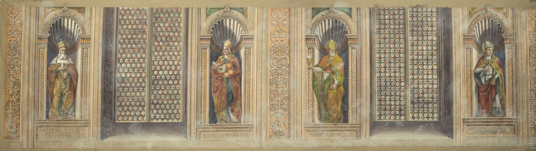 'Four Saints' backdrop from The Shoes of the Fisherman