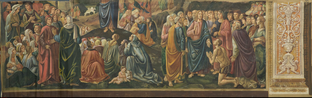 'The Sermon on the Mount, by Rosselli' backdrop from The Shoes of the Fisherman