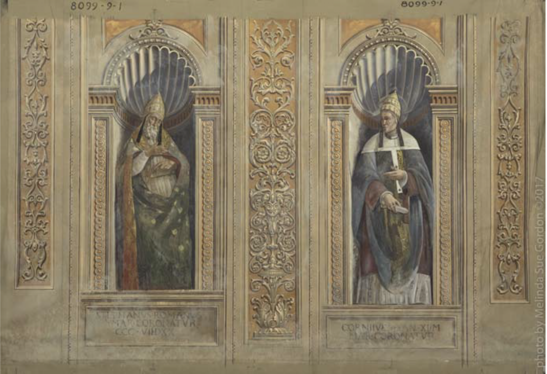 'St. Stephan I & St. Cornelius' backdrop from The Shoes of the Fisherman