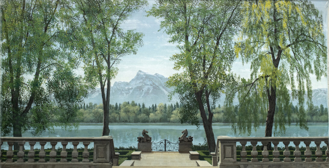 'Von Trapp residence balcony' backdrop from The Sound of Music