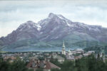 'View of Salzburg' backdrop from The Sound of Music