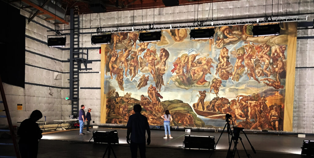 ADG Archives Backdrop Recovery Project at Sony Studios 2017