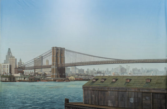 Backdrop from Unattributed: Brooklyn Bridge