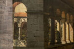 'Stone Cloister' backdrop from Unattributed, detail shot