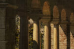 'Stone Cloister' backdrop from Unattributed, detail shot