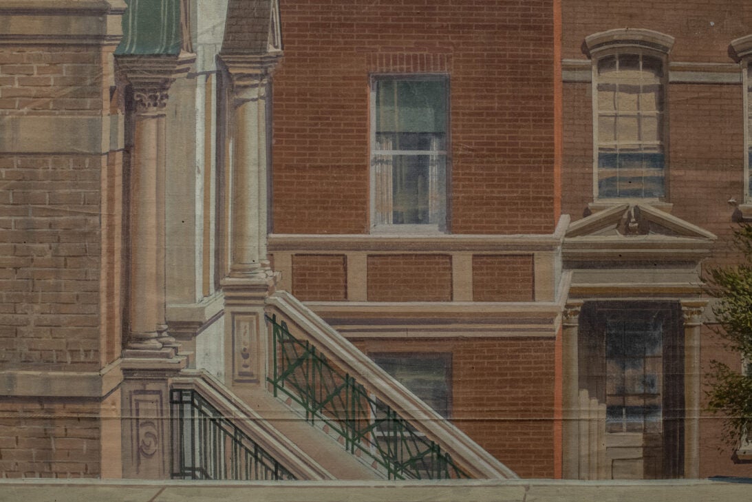 'New York City Street' backdrop from Unattributed, detail shot