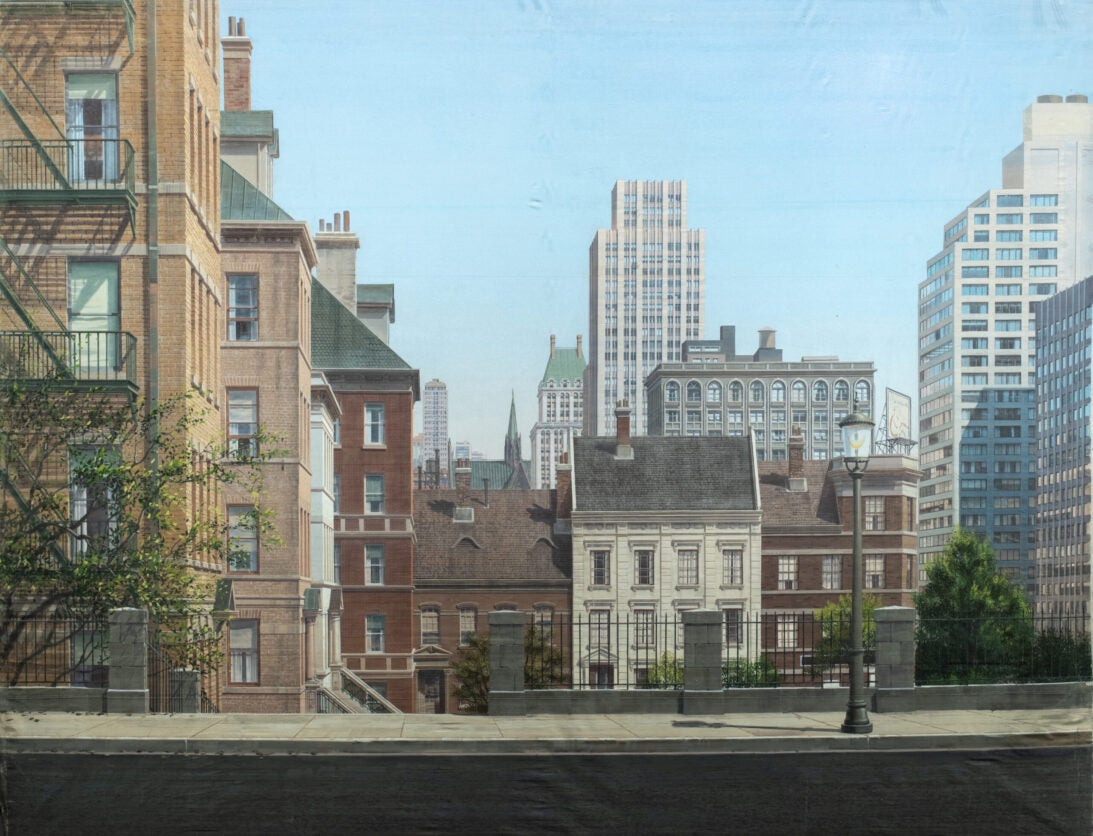 'New York City Street' backdrop from Unattributed