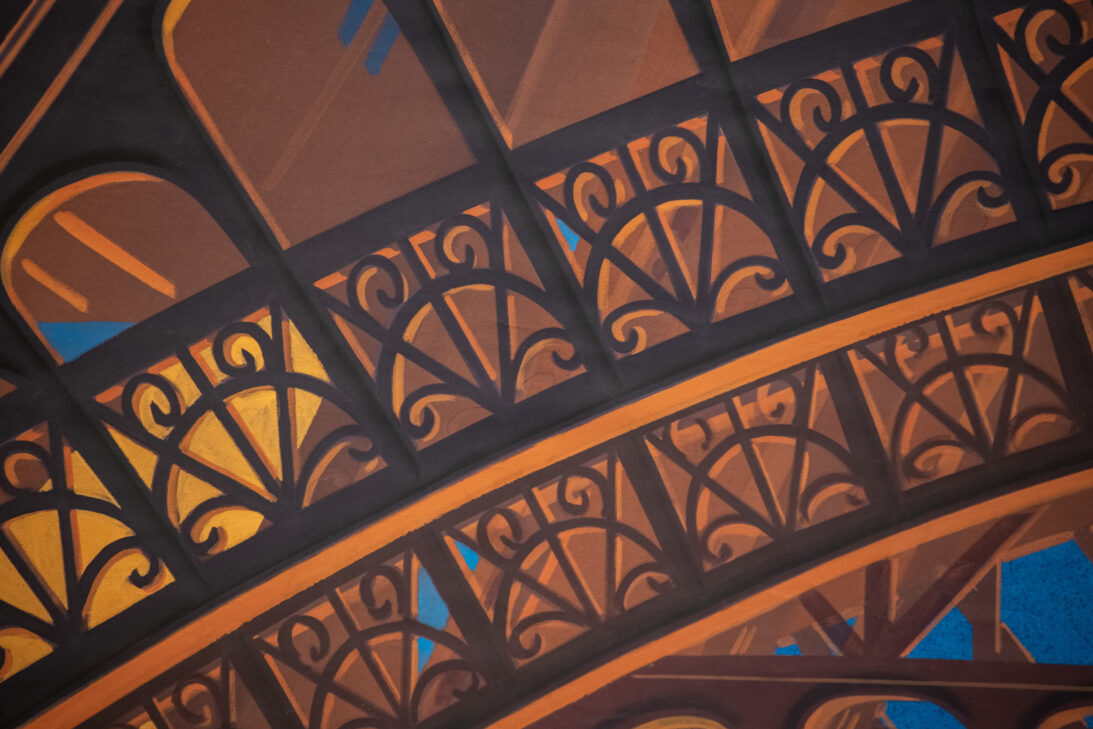 'Eiffel Tower at Night' backdrop from Unattributed, detail shot