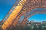 'Eiffel Tower at Night' backdrop from Unattributed