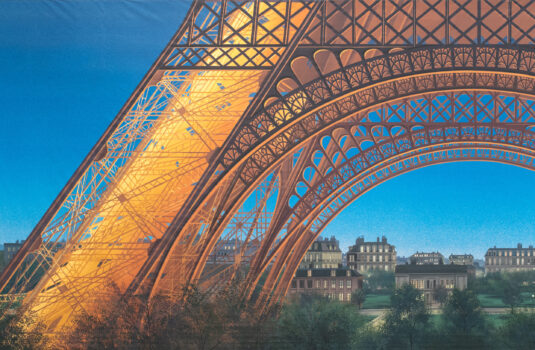 Backdrop from Unattributed: Eiffel Tower at Night