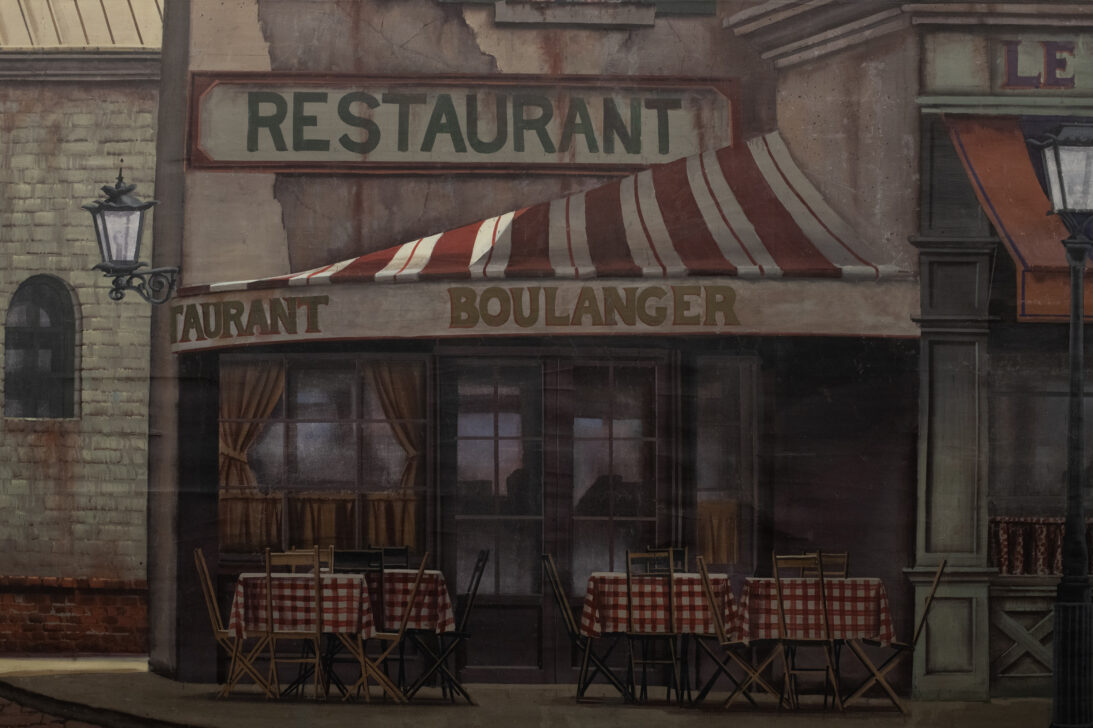 'Montmartre, Paris' backdrop from Unattributed, detail shot