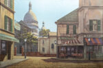 'Montmartre, Paris' backdrop from Unattributed
