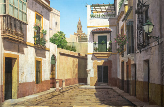 Backdrop from Unattributed: Spanish Courtyard Seville