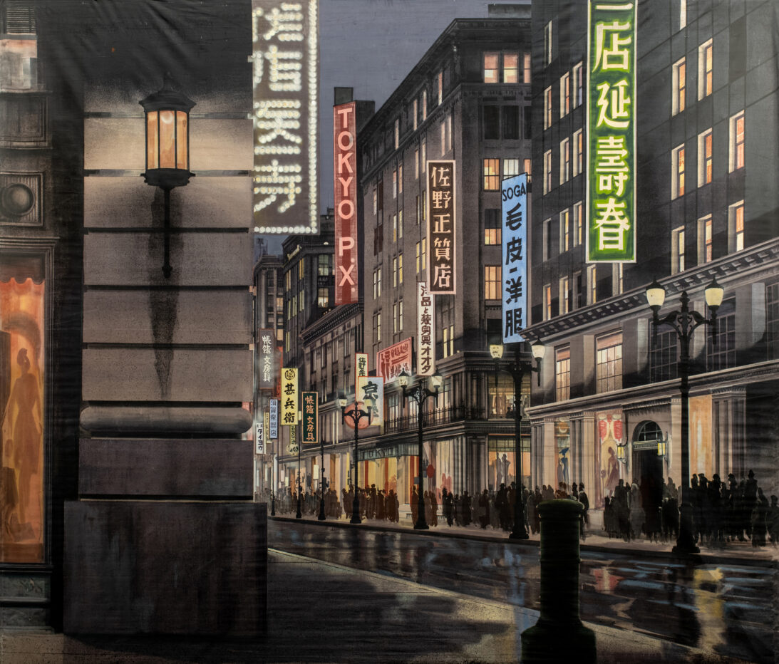 'Tokyo at Night' backdrop from Unattributed
