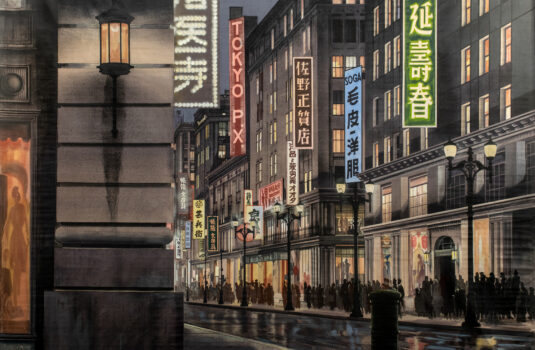 Backdrop from Unattributed: Tokyo at Night