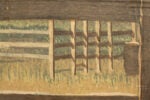 'Western Fence' backdrop from Unattributed, detail shot