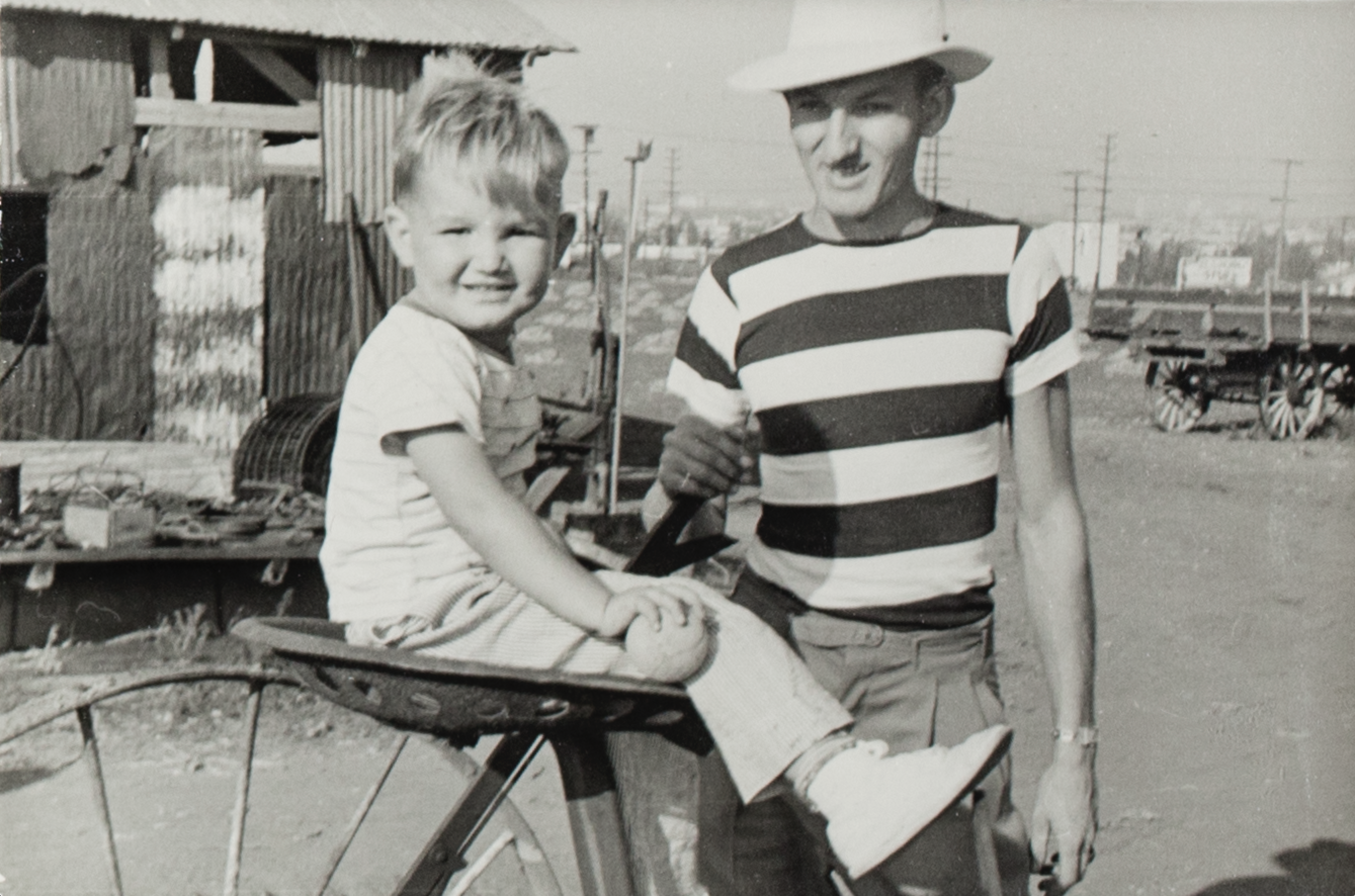 John Harold Coakley with son John Gary Coakley